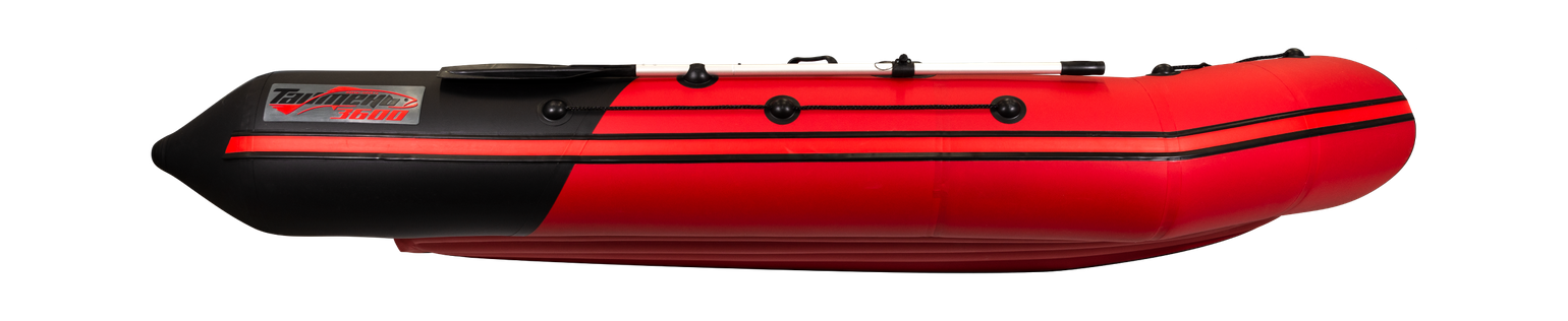 картинка Надувная лодка ПВХ, Таймень NX 3400 НДНД PRO, красный/черный