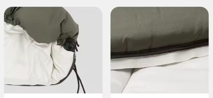 картинка Мешок спальный Naturehike Lingdong, 225х75см, (ТК: +7C), (правый), бежевый