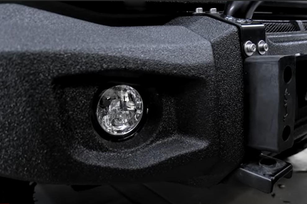 картинка Передний силовой бампер со скрытой установкой лебедки - Suzuki Jimny, под проект HUSKY