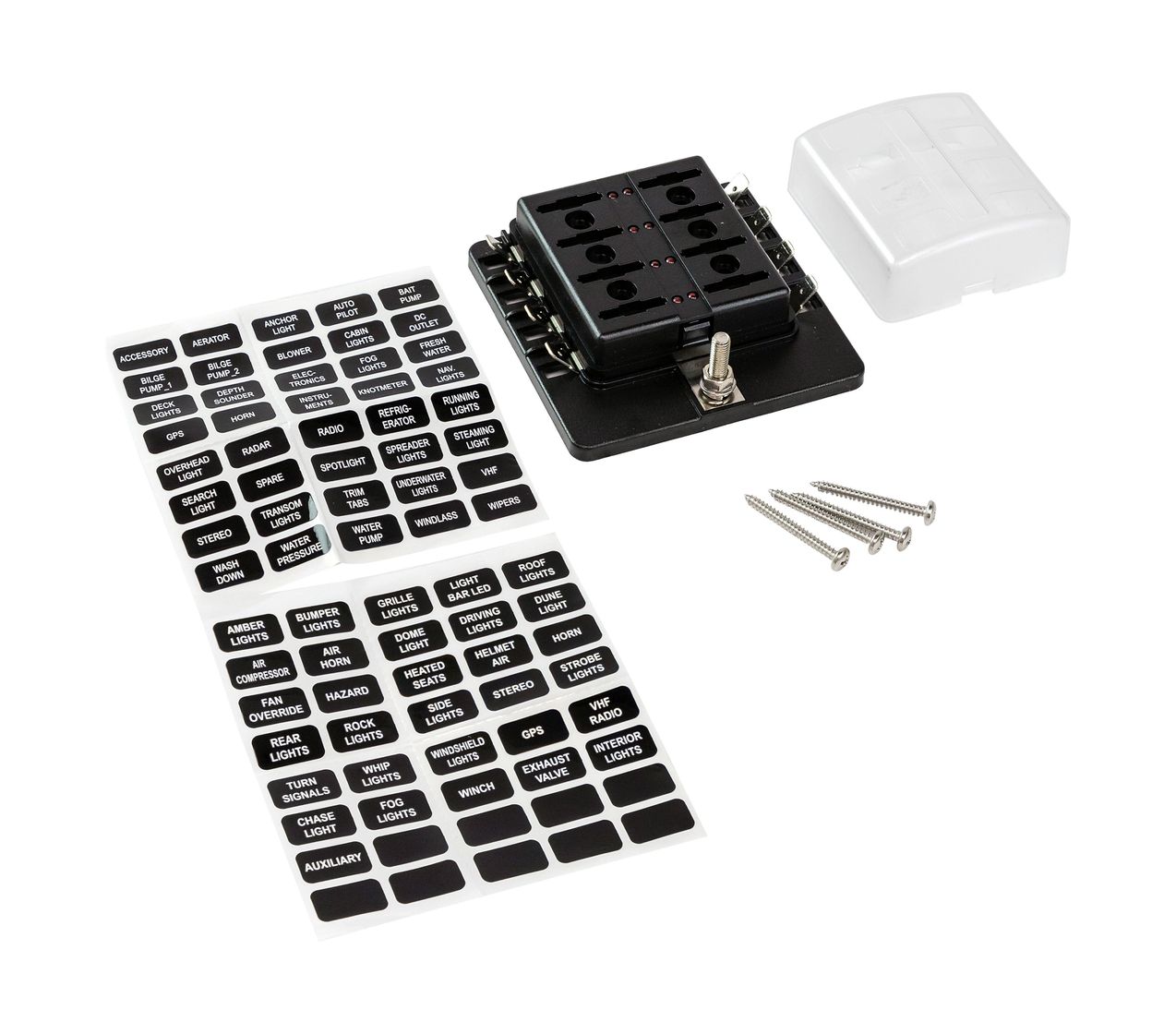 картинка Блок на 8 предохранителей, Marine Rocket