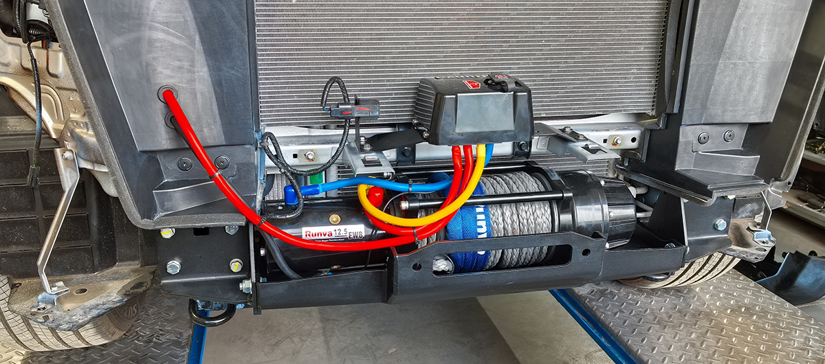 картинка Площадка лебедки Changan Hunter Plus в штатный бампер 