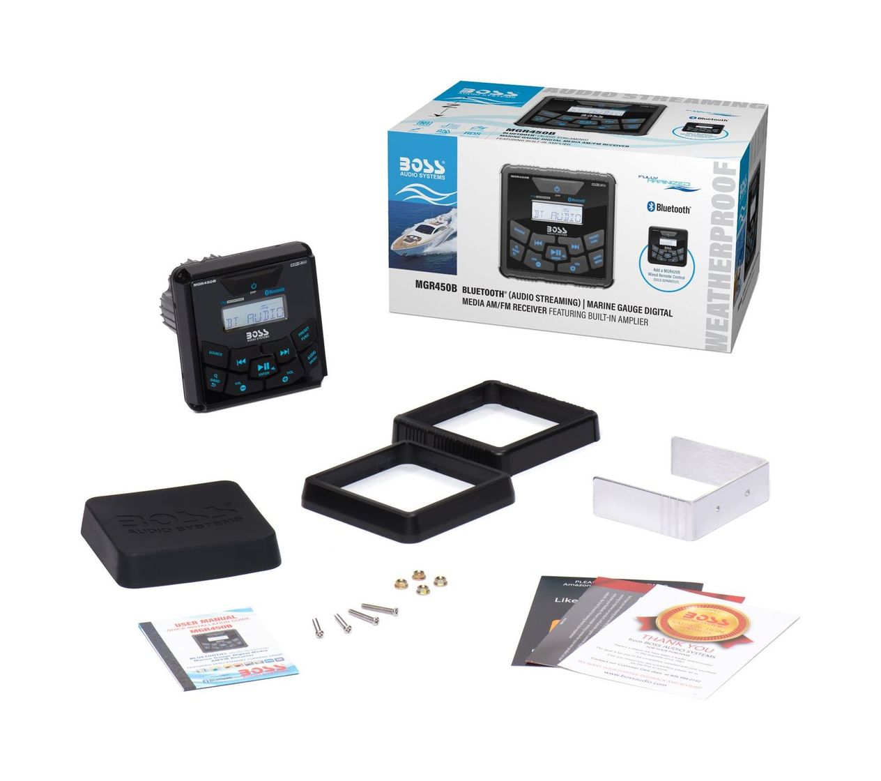 картинка Морская магнитола BOSS MGR450B