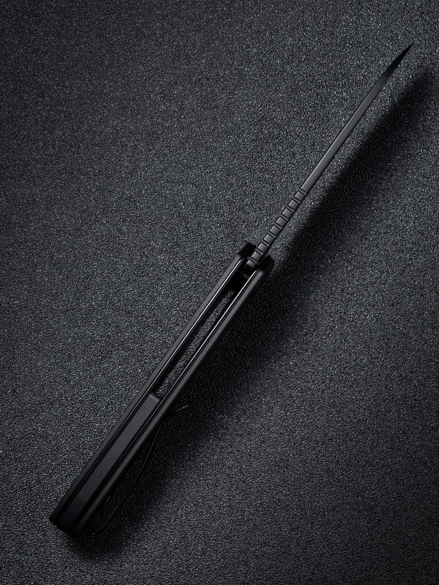 картинка Складной нож SENCUT Kyril 9Cr18MoV Steel Black Stonewashed Handle G10 Black
