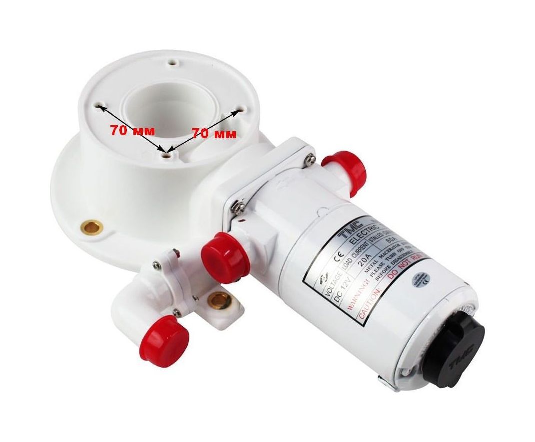 картинка Помпа унитаза с мацератором, 12 В