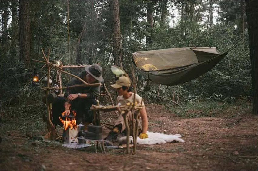 картинка Гамак Naturehike, туристический, с москитной сеткой, зеленый