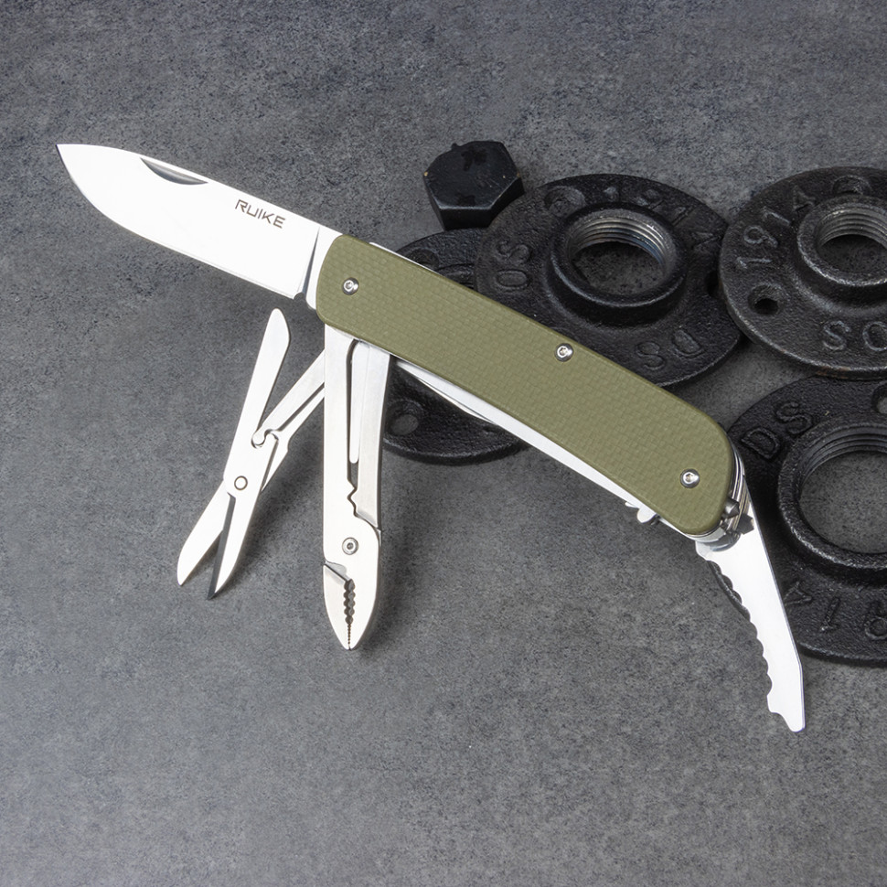 картинка Нож multi-functional Ruike L42-G зеленый