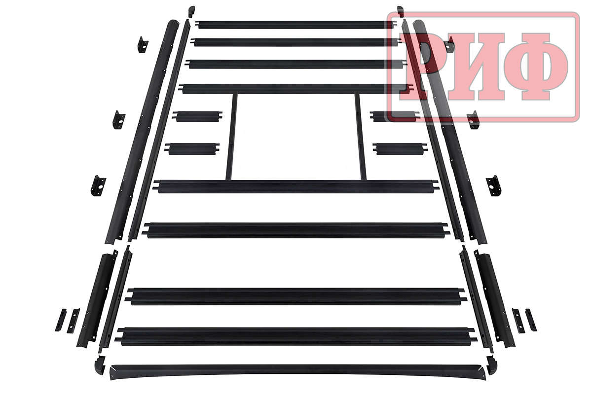 картинка Багажник ГАЗ Соболь NN Минивэн с вставкой экспедиционный 1600x2650мм РИФ