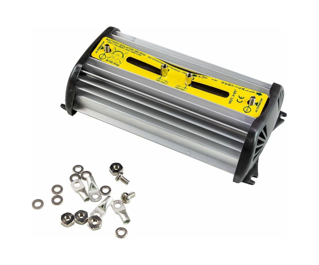 картинка Зарядный изолятор, 140 A, 2 аккумулятора, 65x127x236 мм