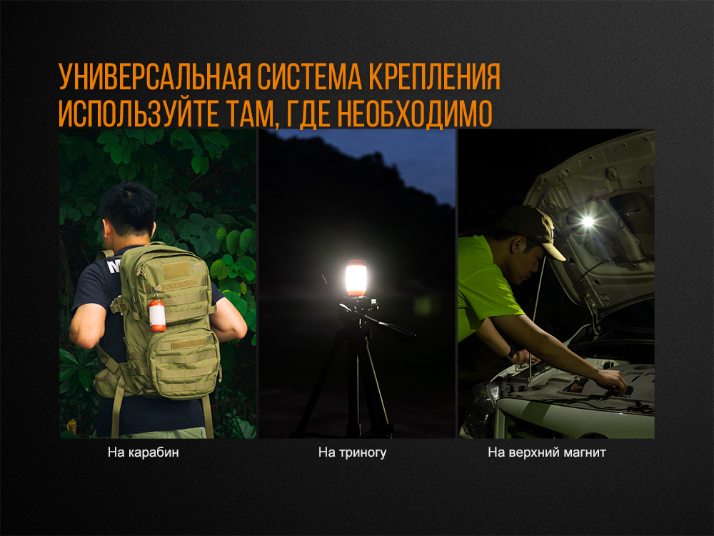 картинка Фонарь Fenix CL26R зеленый