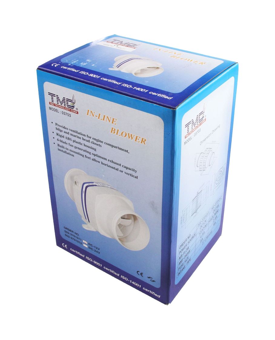 картинка Вентилятор электрический 12 В, 3А, 3452 л/мин