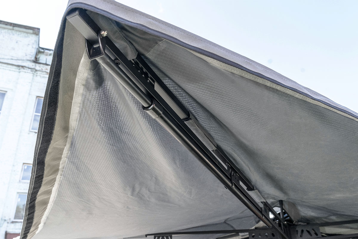 картинка Маркиза автомобильная РИФ веерная, безопорная 2х2,3 м (правая)