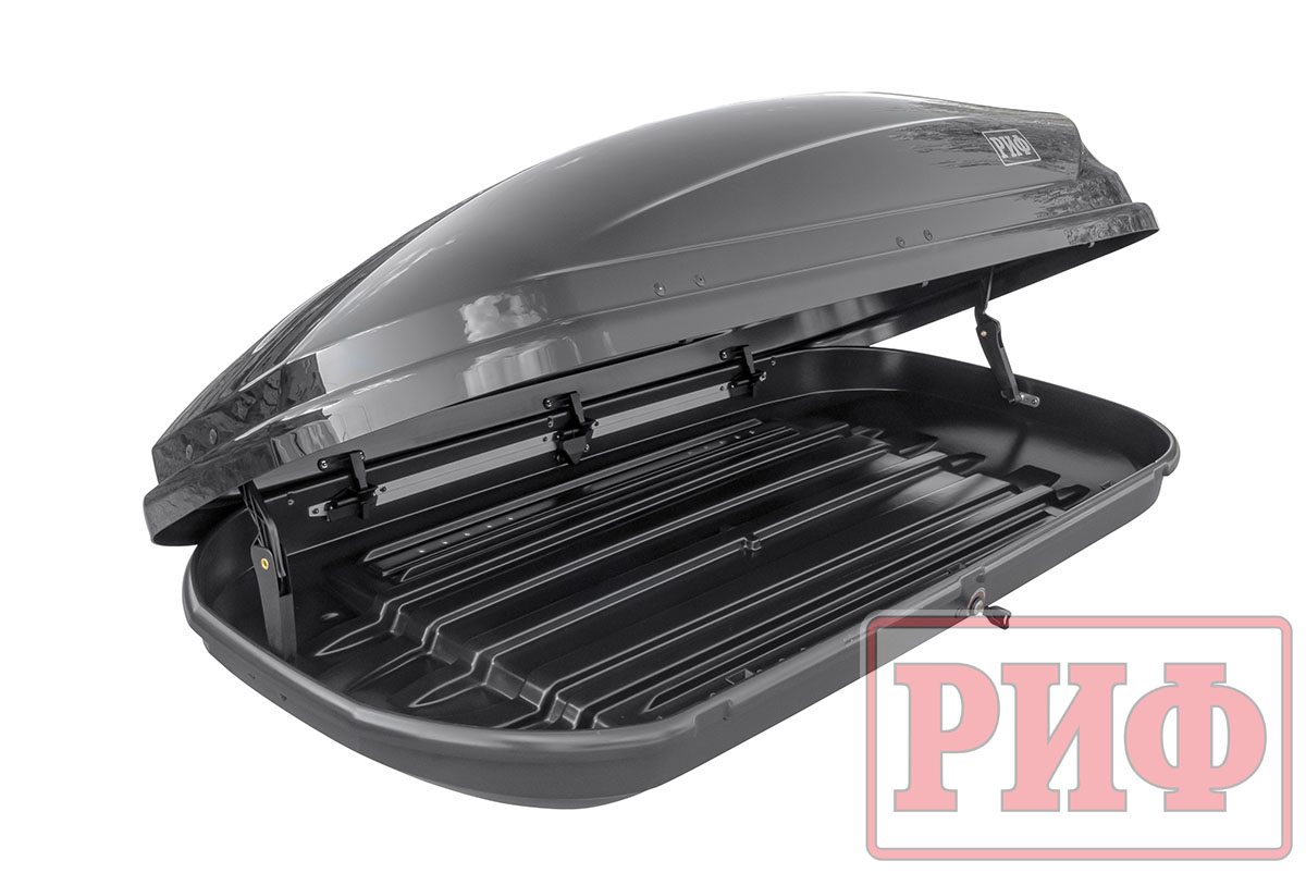 картинка Бокс РИФ Туризм-М 450 л черный глянец, двусторонний