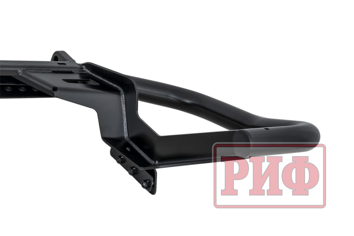 картинка Бампер РИФ задний Mitsubishi Pajero Sport 2021+ c квадратом