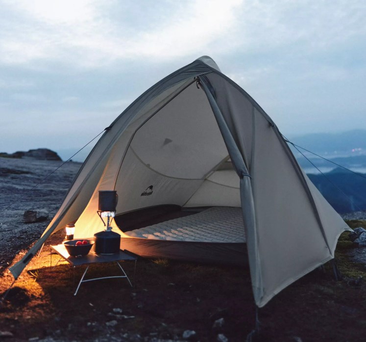 картинка Палатка Naturehike Cloud Up Pro Si 2-местная, алюминиевый каркас, зеленая