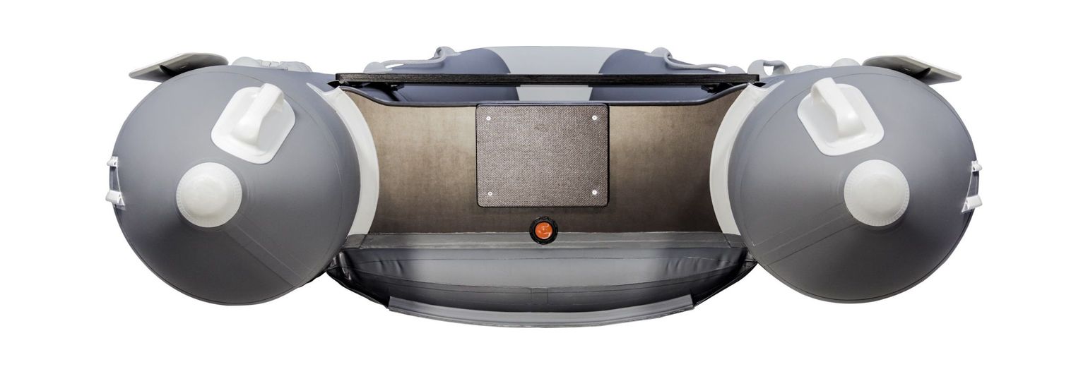 картинка Надувная лодка ПВХ, АКВА 3600 НДНД, графит/светло-серый