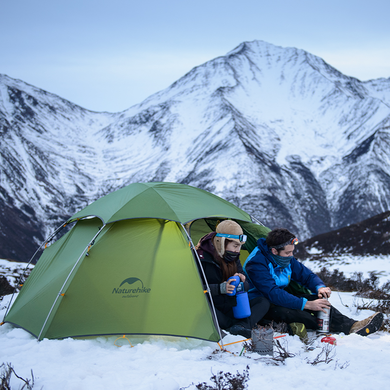 картинка Палатка Naturehike Cloud Peak 20D Si 2-местная, алюминиевый каркас, зеленый