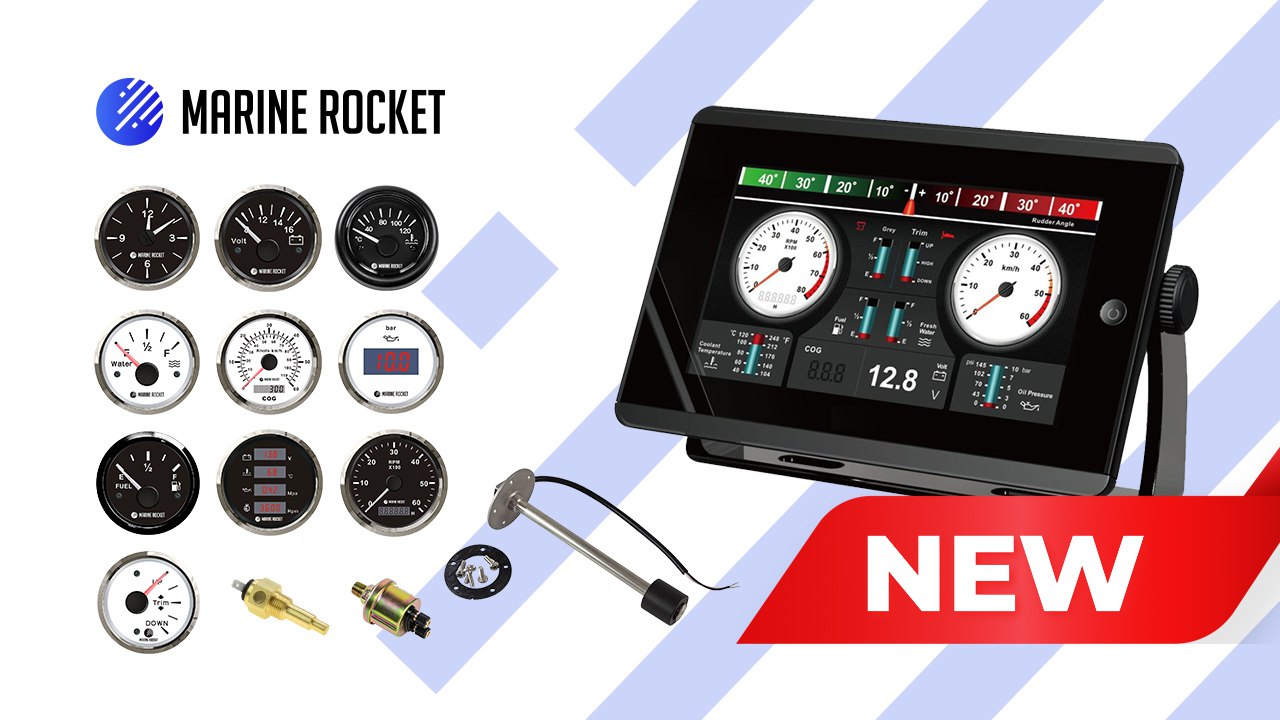картинка Поступление приборов Marine Rocket: полный комплект контроля для вашего судна