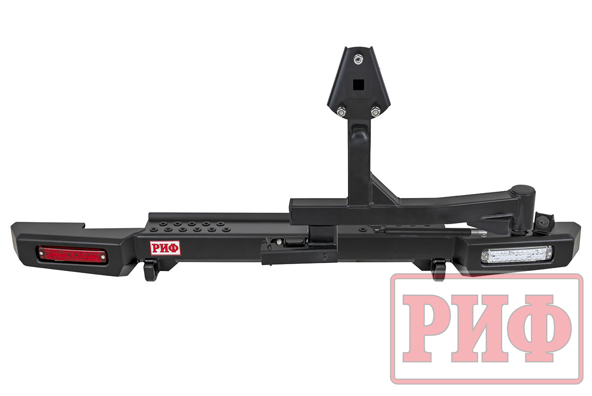 картинка Бампер задний УАЗ Хантер с фонарями, калиткой, возможностью установки фаркопа, стандарт RIF469-21225 "РИФ"