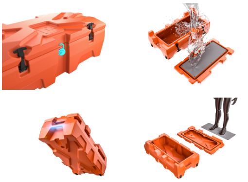 картинка Кейс многофункциональный удлиненный Box XXL Concrete Gray