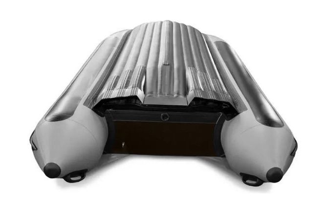 картинка Надувная лодка ПВХ SOLAR-420 Strela Jet tunnel, серый