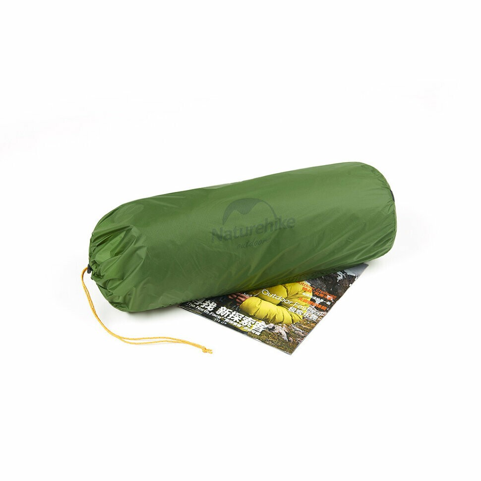 картинка Палатка трехместная Naturehike NH17L001-L с ковриком, оранжевая, 6927595724729