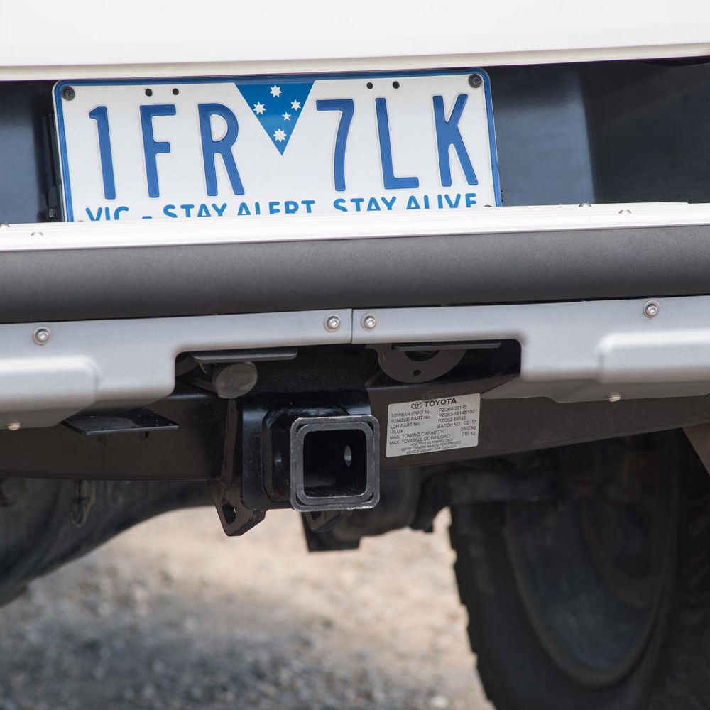 SUMMIT RAW REAR BUMPER|15ON HILUX SUIT OE TOWBAR