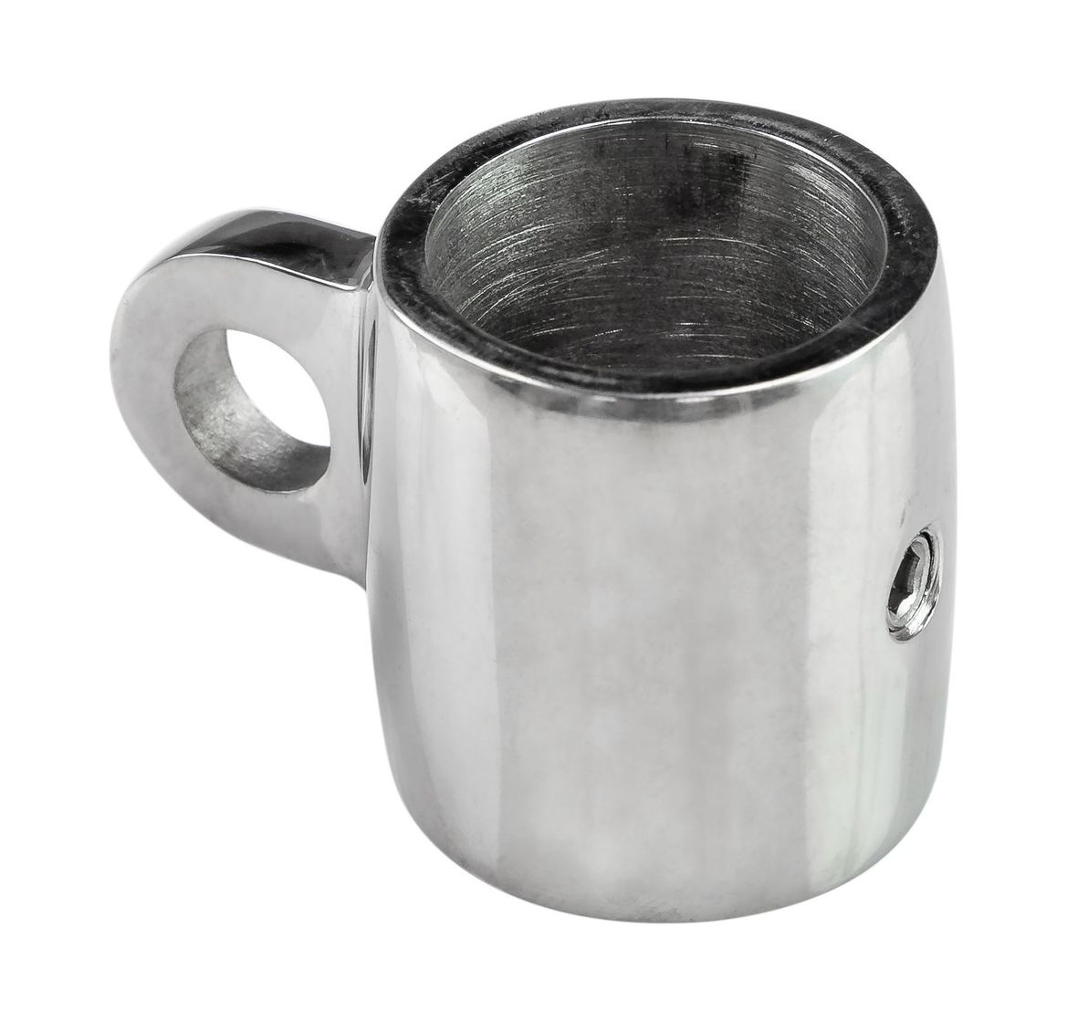 картинка Кронштейн леера 7/8" (22,2 мм) скользящий с петлей