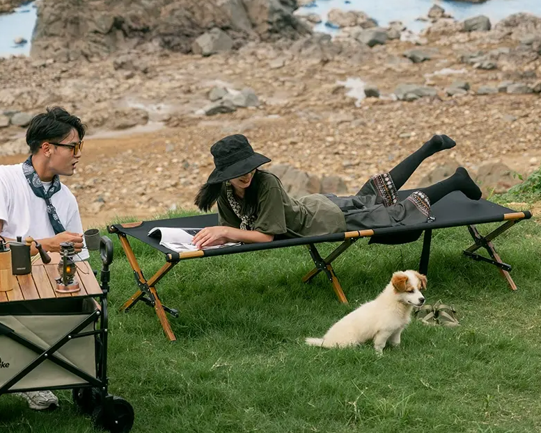 картинка Раскладушка Naturehike XJC03 196х64х43 см, до 150 кг, КМФ