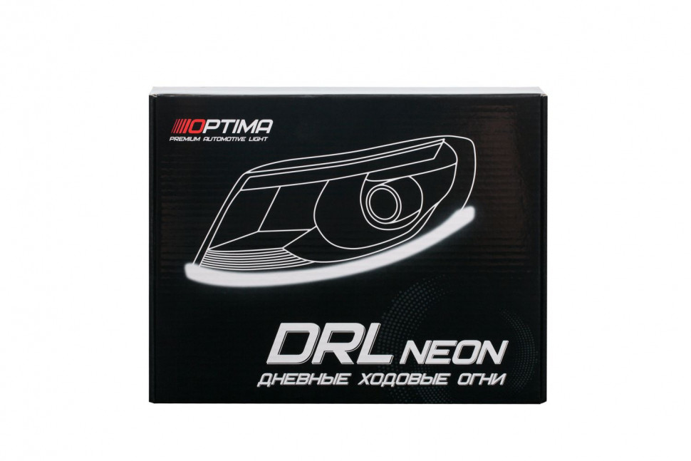 ДХО NEON RUNNING гибкие, White + Yellow, 60см, 12V, комплект