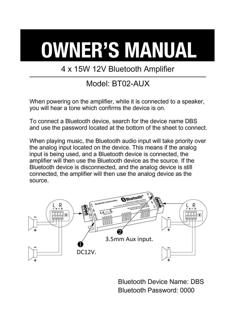 картинка 4-х канальный морской усилитель с AUX