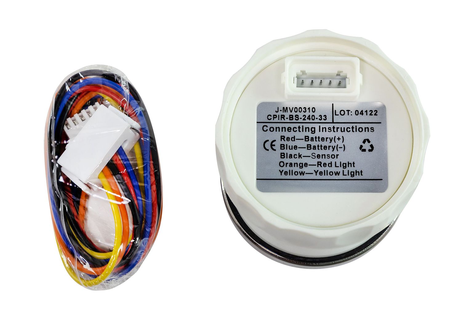 картинка Трим-указатель, черный циферблат, нержавеющий ободок, д. 52 мм, Marine Rocket