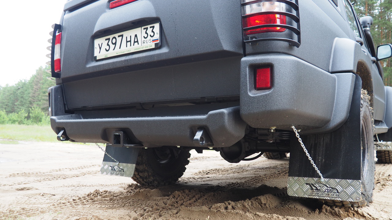 картинка Накладки кузова нижние АВС-Дизайн UAZ Пикап 2015- "Медведь" (к ABC.UAZ.RB.04B) ABC.UAZ.SP.05BМ