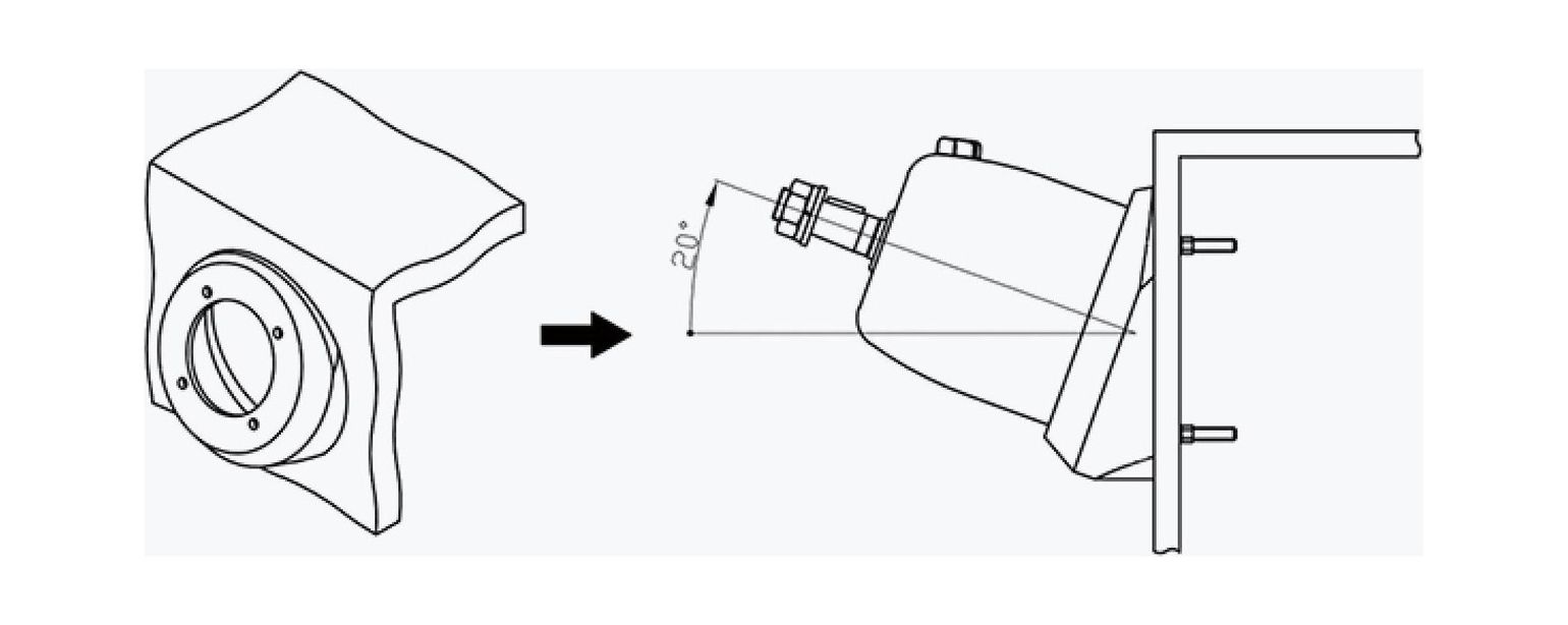 картинка Накладка для рулевого насоса ГСУ (20 град.), наружного монтажа, Sea First