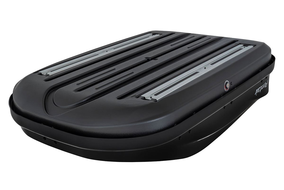 картинка Бокс автомобильный на крышу Pentair PYTHON 360L черный глянец, двусторонний