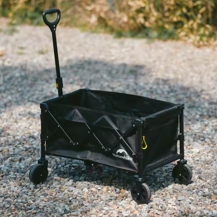 картинка Тележка туристическая Naturehike Light 80х43х90 см, 110 л, черная