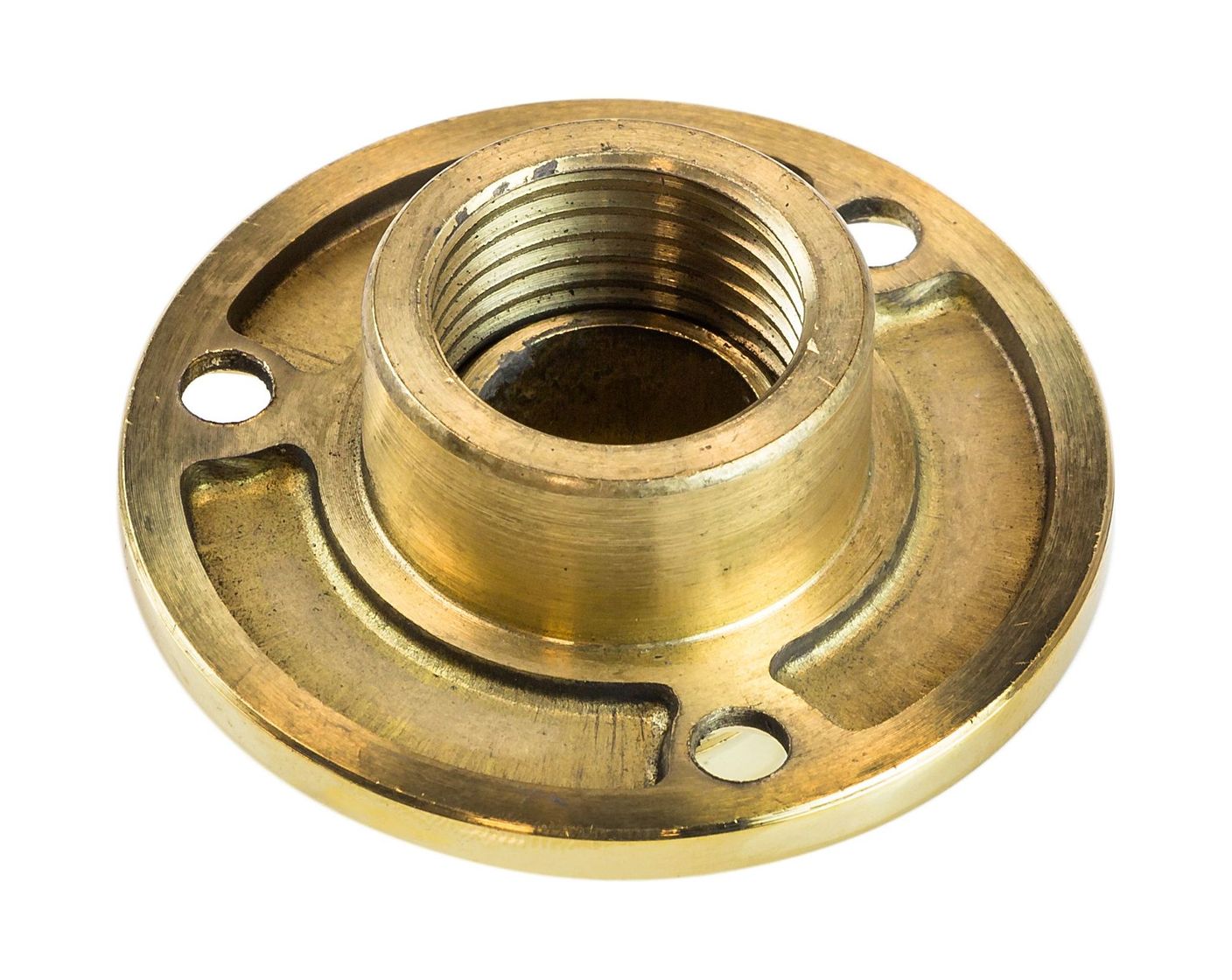 картинка Шпигат латунный с резьбовой пробкой 18 мм