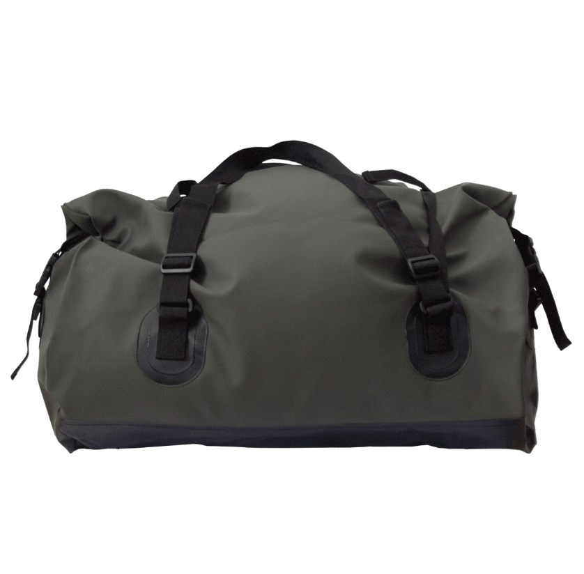 картинка Гермосумка BTrace усиленная ПВХ трикотаж 120л (Оливковый/черный)