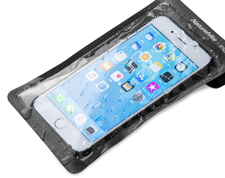 картинка Гермочехол Naturehike плоский для телефона 11х20 см. (серый)