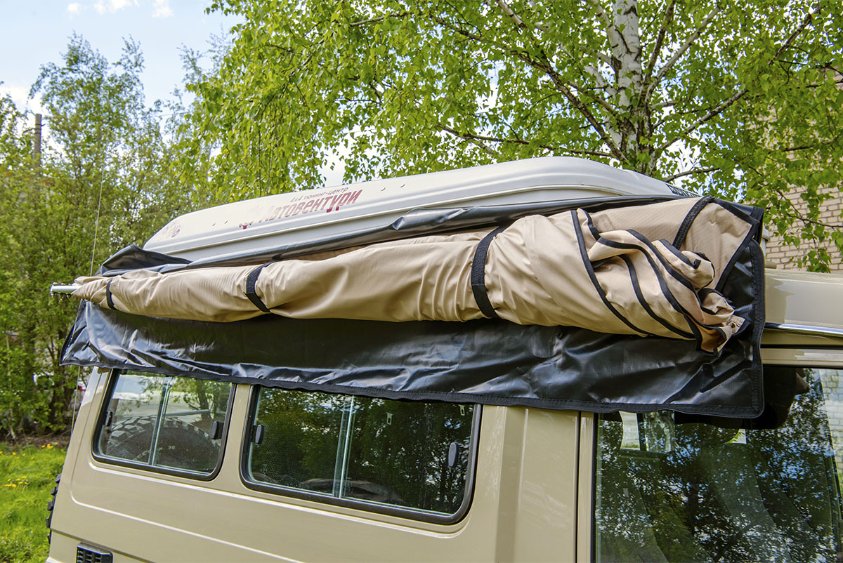 картинка Маркиза автомобильная РИФ веерная 2,5х2,5 м (правая)