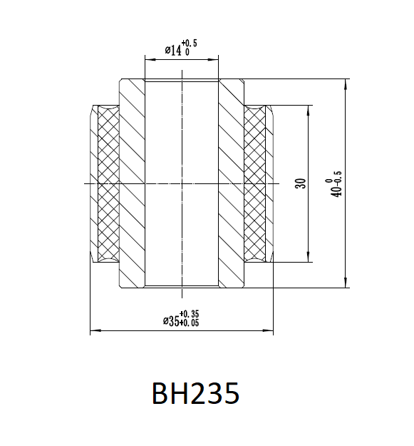 картинка Втулка амортизатора РИФ SA235 маркировка 1