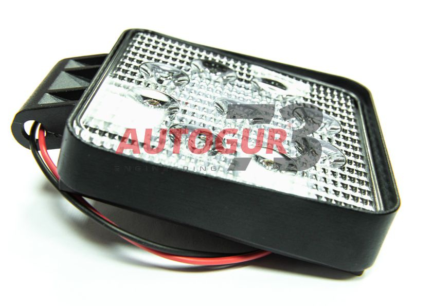 картинка Фара светодиодная дальнего света KS-WSQ009S (Slim) квадратная 27W