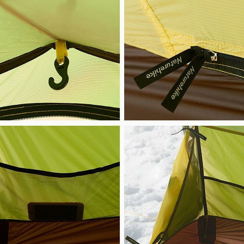 картинка Палатка двухместная Naturehike Opalus NH20ZP001,оранжевая, 6927595750667