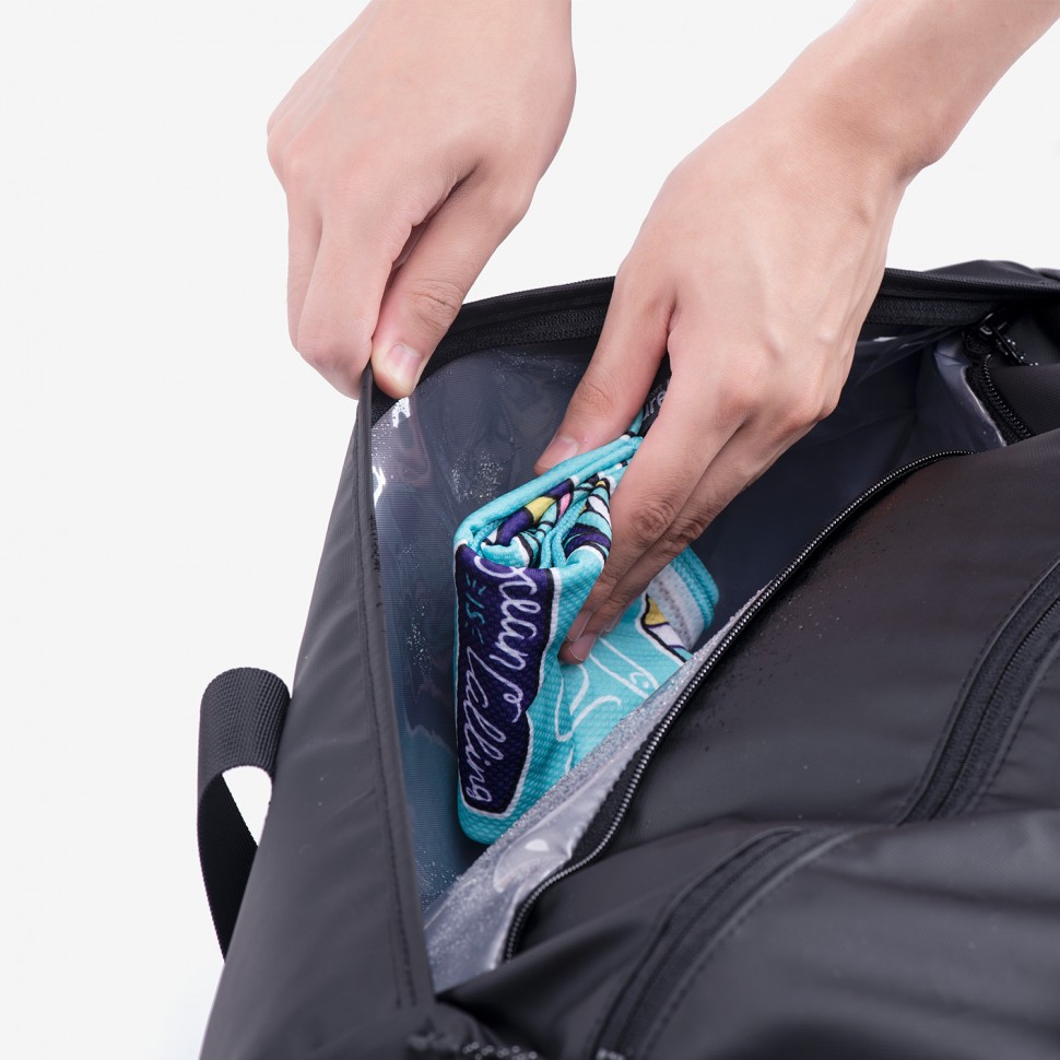 картинка Сумка Naturehike NH19SN002 для спортзала черная М, 6927595738825