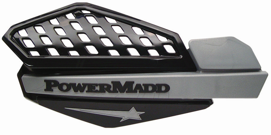 картинка Ветровые щитки для квадроцикла "PowerMadd" Серия Star, черный/серебристый
