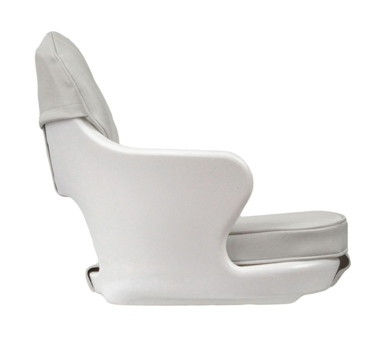 картинка Кресло YACHTSMAN, съемные подушки, материал белый винил