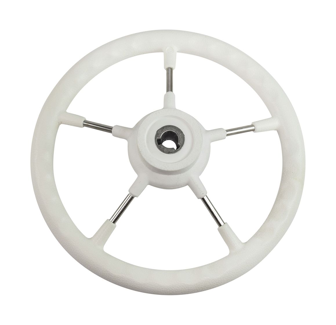 картинка Рулевое колесо RIVA RSL обод белый, спицы серебряные д. 320 мм