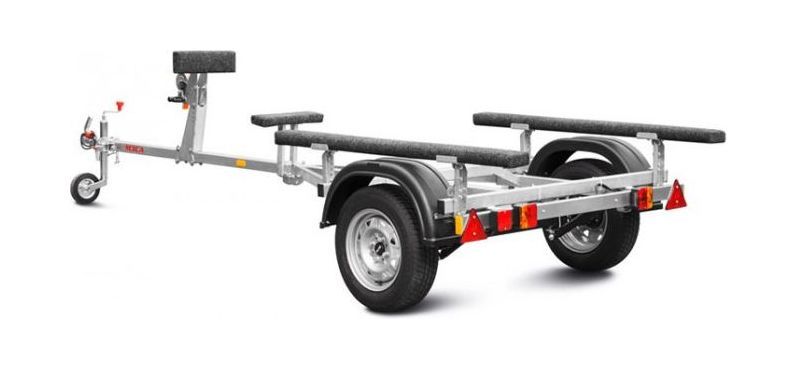 картинка Прицеп КОМПАКТ для лодок ПВХ до 4.3 м., МЗСА