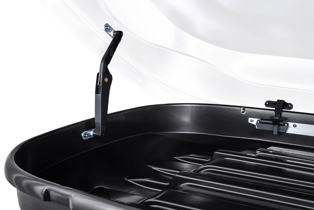 картинка Бокс автомобильный на крышу Pentair COBRA 390L белый глянец, двусторонний