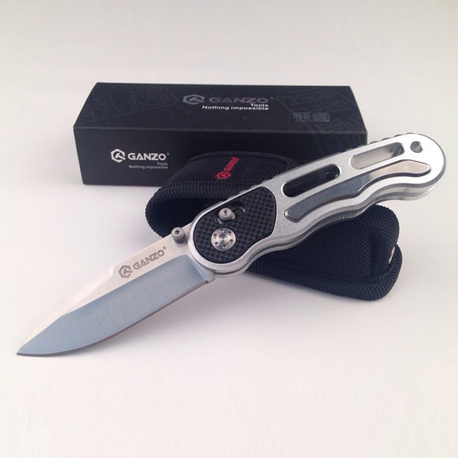 картинка Нож Ganzo G718 черный