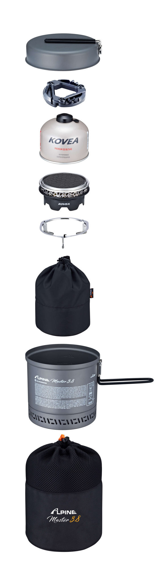 картинка Горелка газовая Kovea Alpine Master 3,8 л.